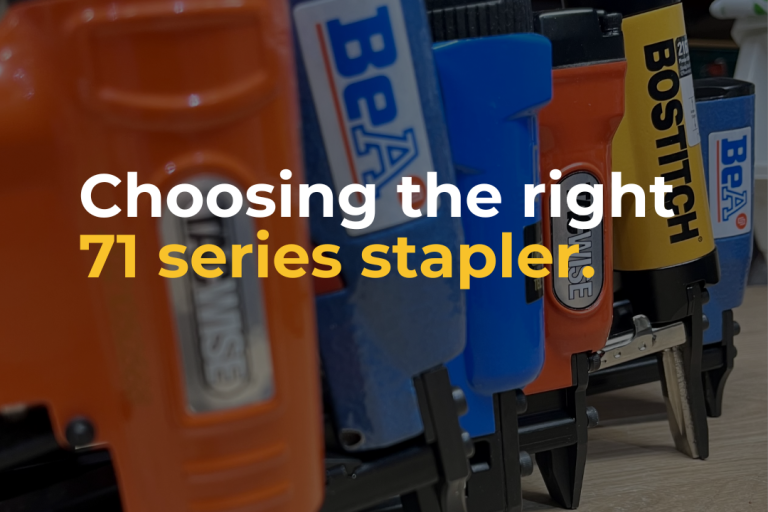 Choosing the right 71 series staplers