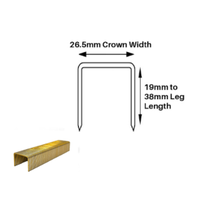 17 Series Galvanised Staples