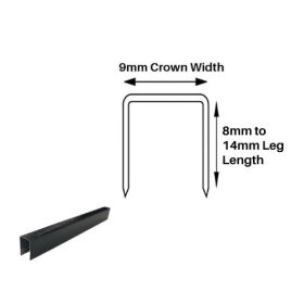 71 Series Black Staples