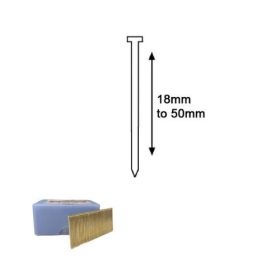 Ace and K 15 Gauge Straight Hardened T Nails
