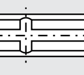 Back & Cross Groove Reversible Knives