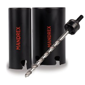 Conventional Quick Pull Hole Saw Arbor - HSS Drill for 165mm TCT Hole Saws