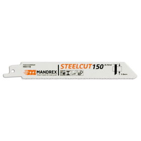 Mandrex STEELCUT Reciprocating / Sabre Saw Blade - 150