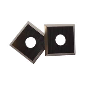 10.5 x 10.5 x 1.5mm Carbide Reversible Square Knives/Cutters 35° Angle (10pcs)