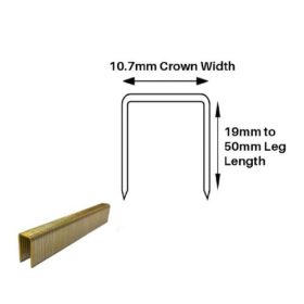 Galvanised 14 Series Staples