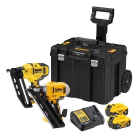 DEWALT 18v XR Brushless Nailer Twin Kit (DCN692/DCN660) in TSTAK Case - 2x 5Ah
