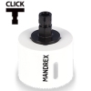 102mm Mandrex FineXcut Bi-Metal M42 8% Cobalt Hole Saw inc adapter - Image 2