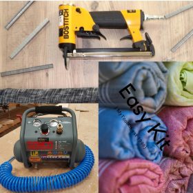 KIT: Bostitch 71 Series Staple Gun (3-16mm) with Senco 3.8 Litre Compressor